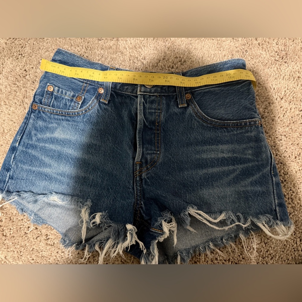 Levis Denim Distressed Women Shorts